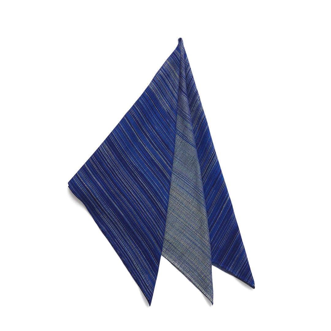 Ikat Multicolor Silk Scarf w/ Ring