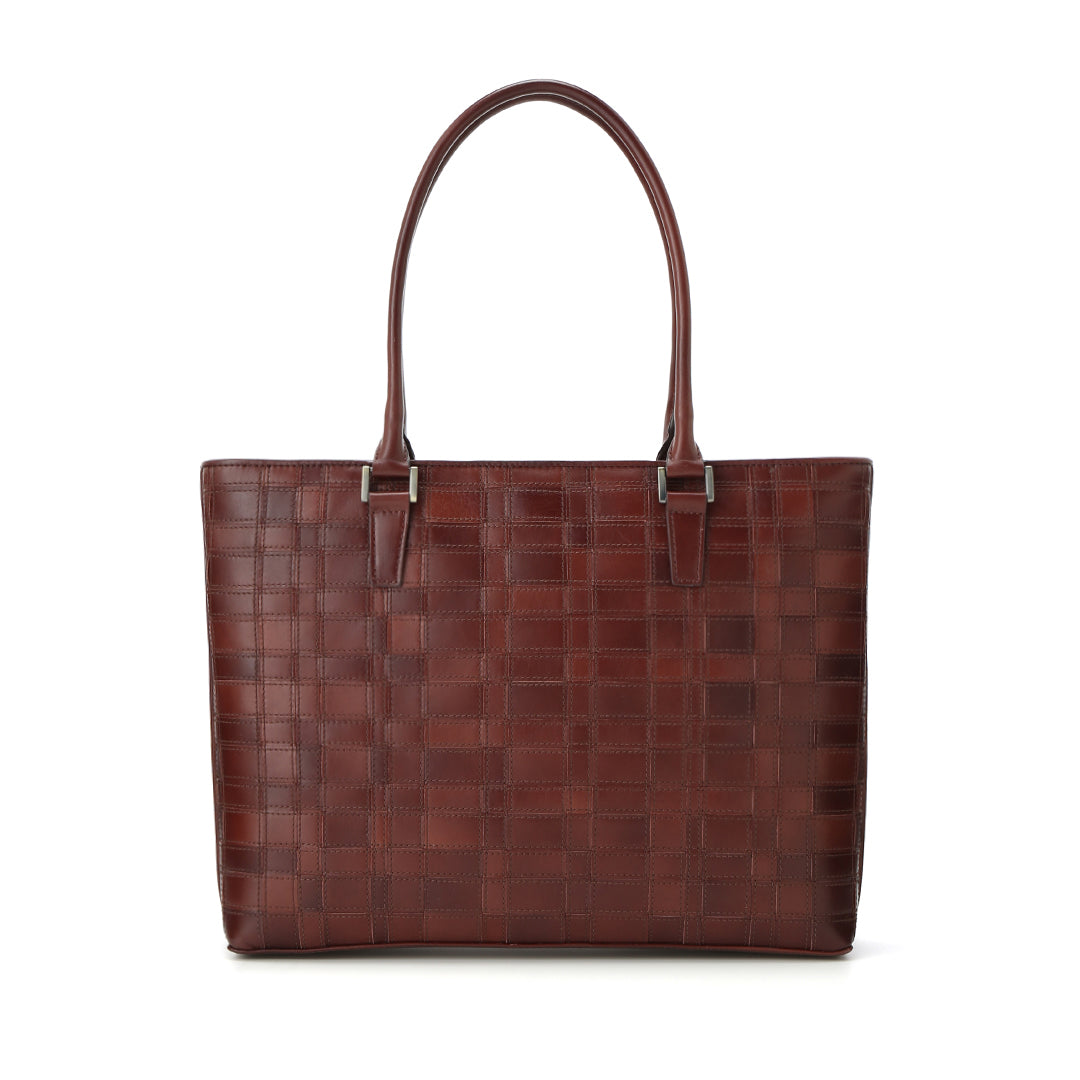 Antique Mesh Slim Tote