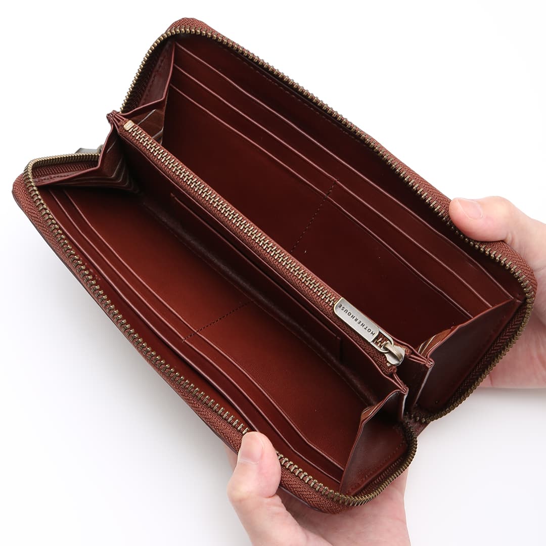 Antique Round Long Wallet
