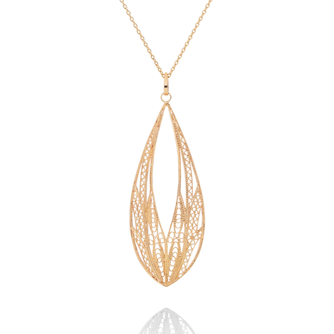 サンスベリア　ロングネックレス