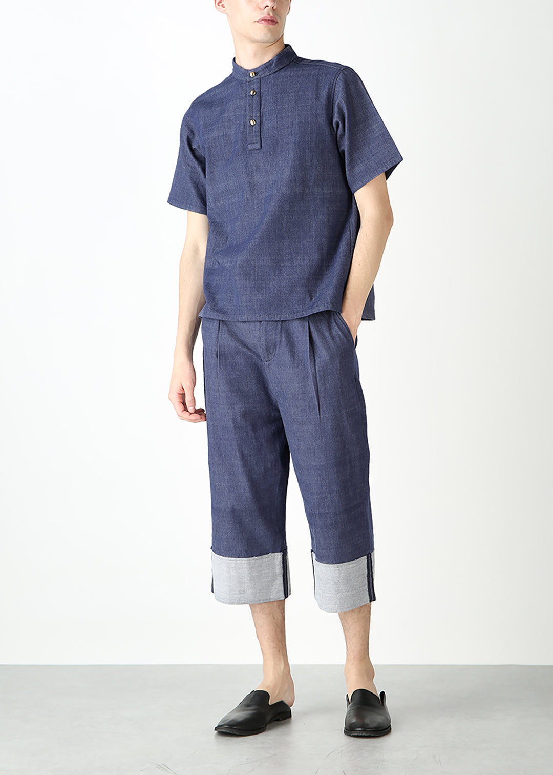 Rinne Half Pants Recycled Denim