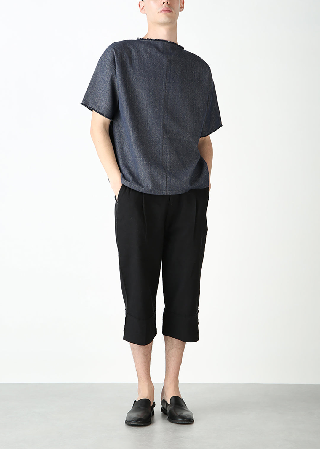Rinne Zip-up Tops Recycled Denim