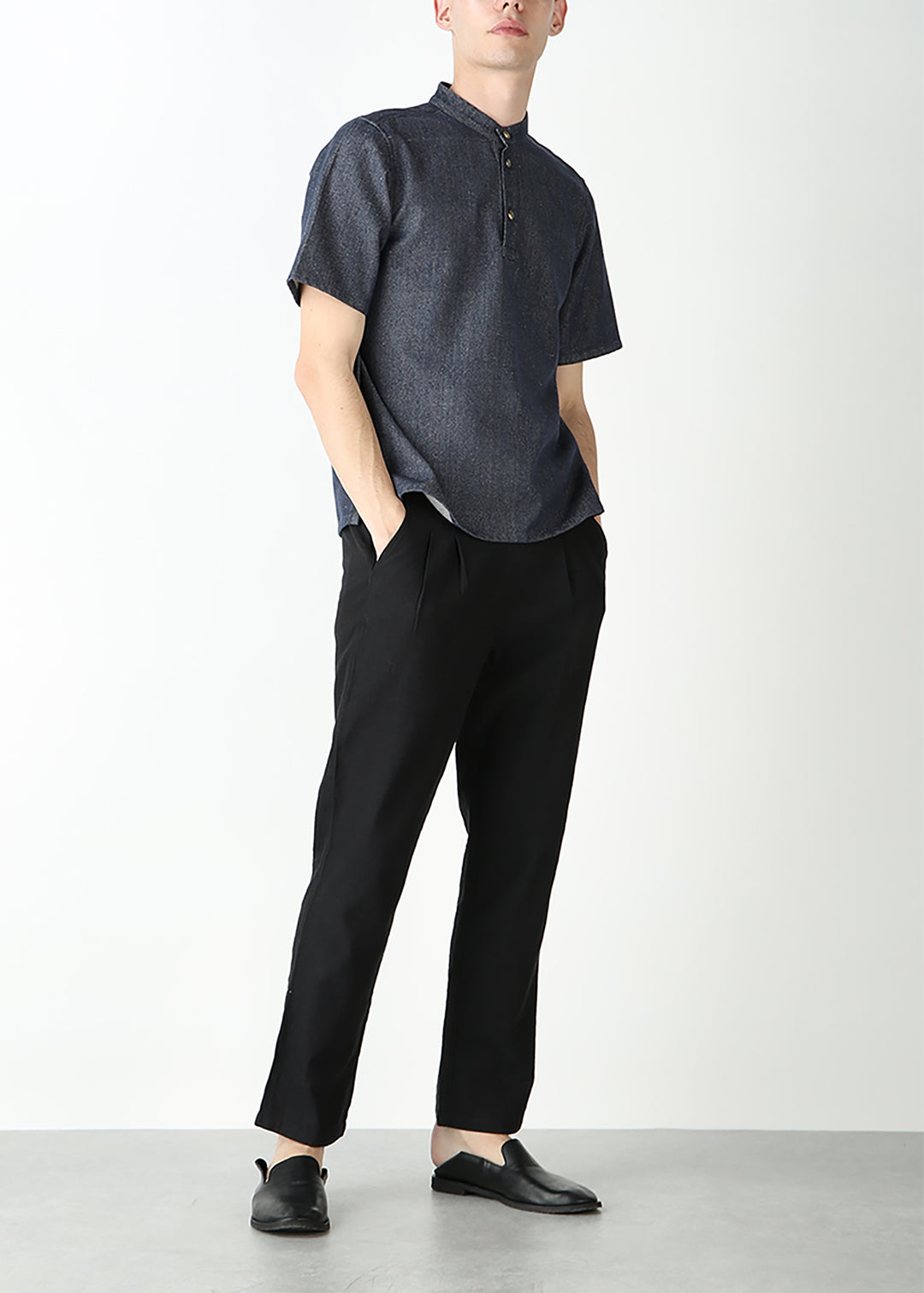 Rinne Henley shirt Recycled Denim