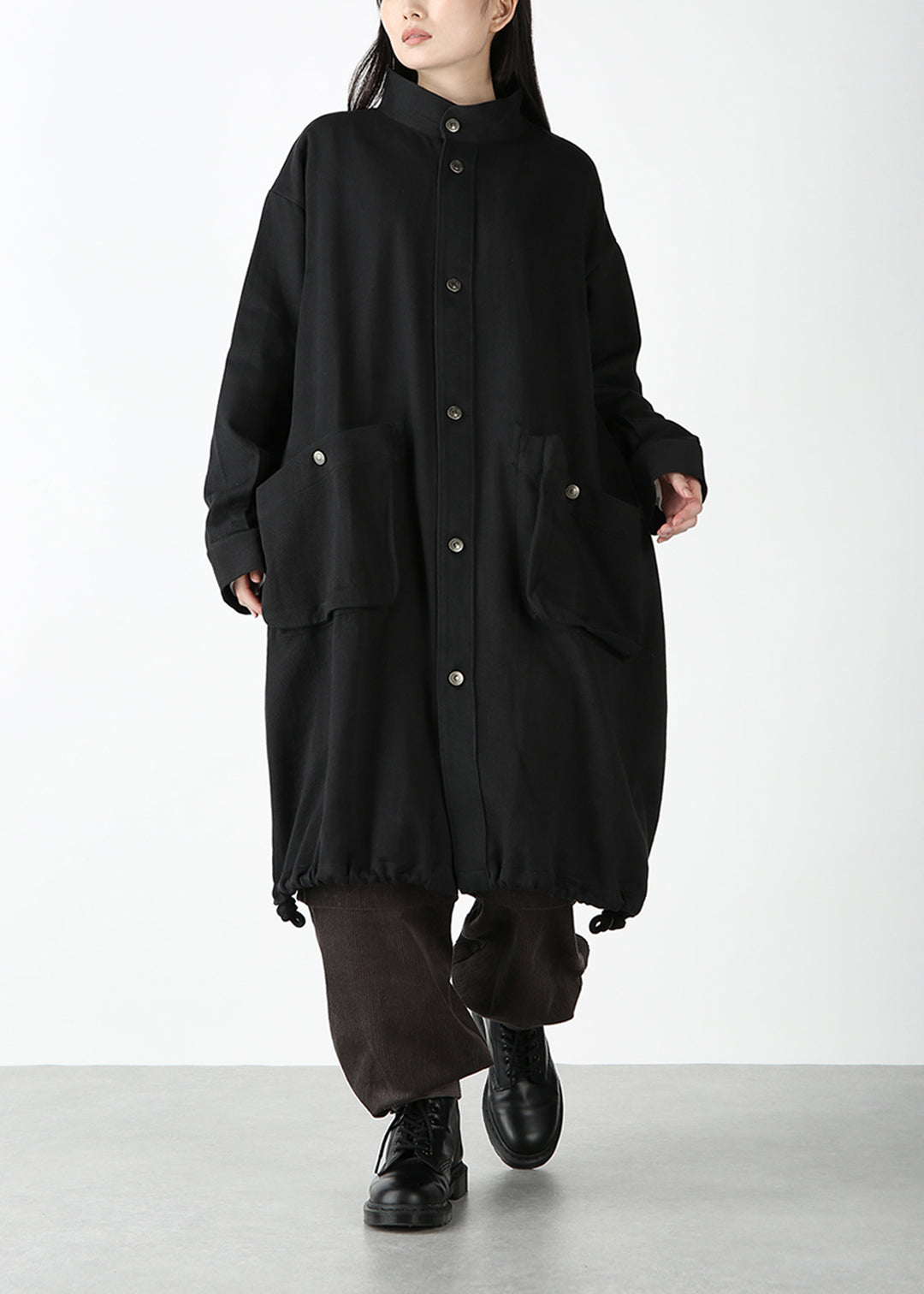 Matou Patch Pocket Coat 40tw Khadi