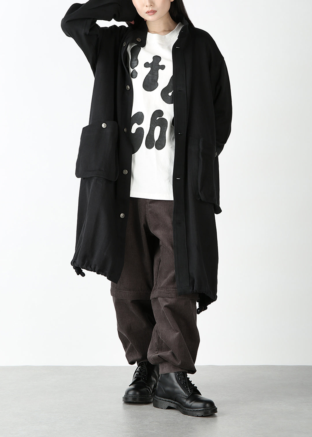 Matou Patch Pocket Coat 40tw Khadi