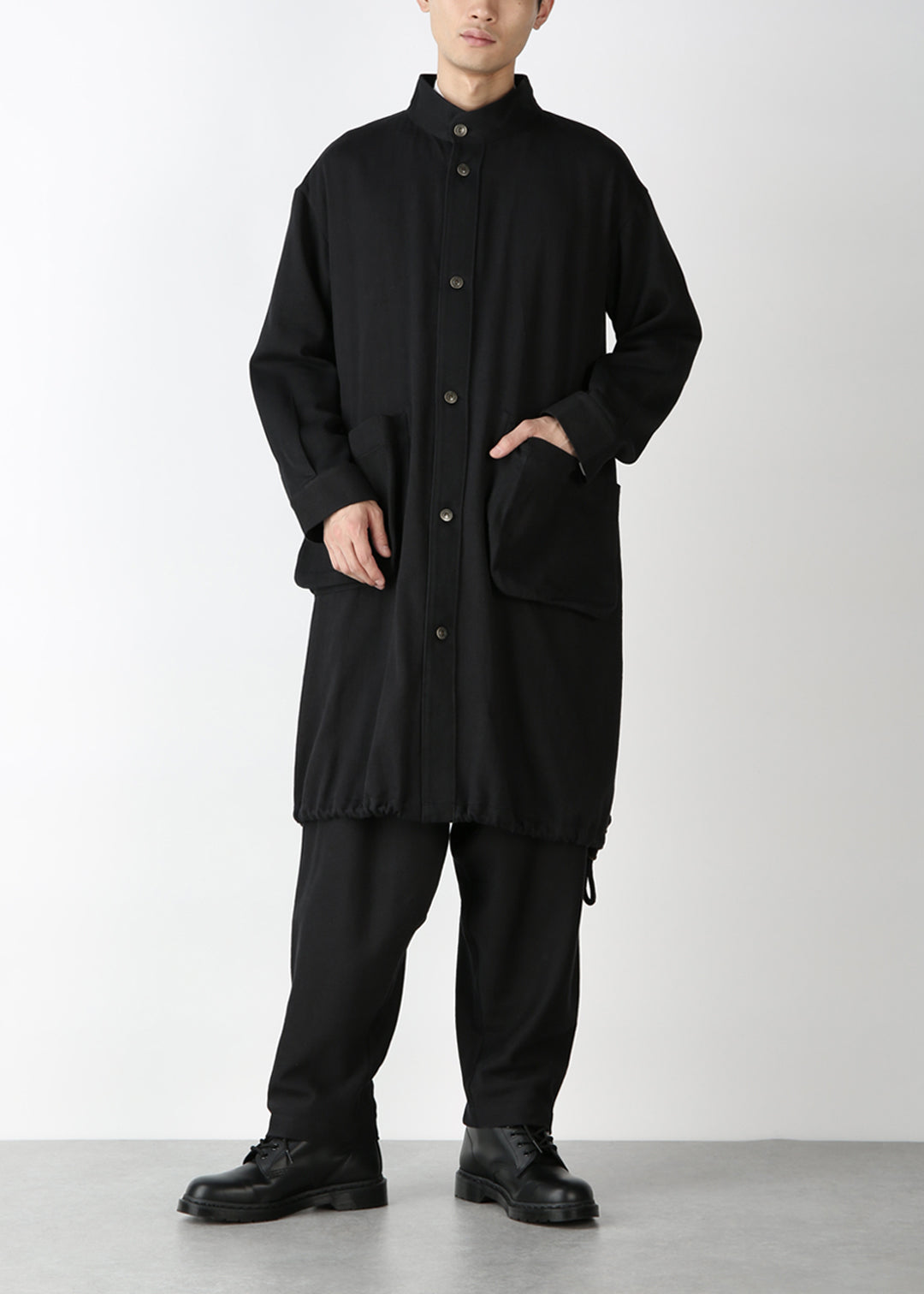 Matou Patch Pocket Coat 40tw Khadi