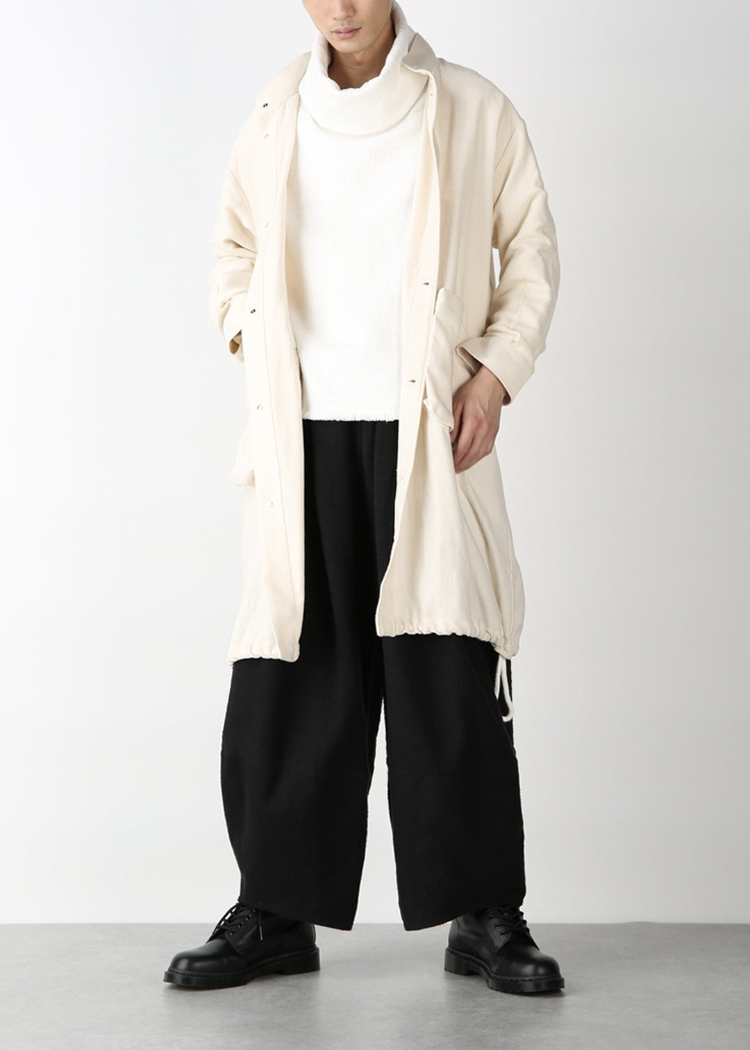 Matou Patch Pocket Coat 40tw Khadi