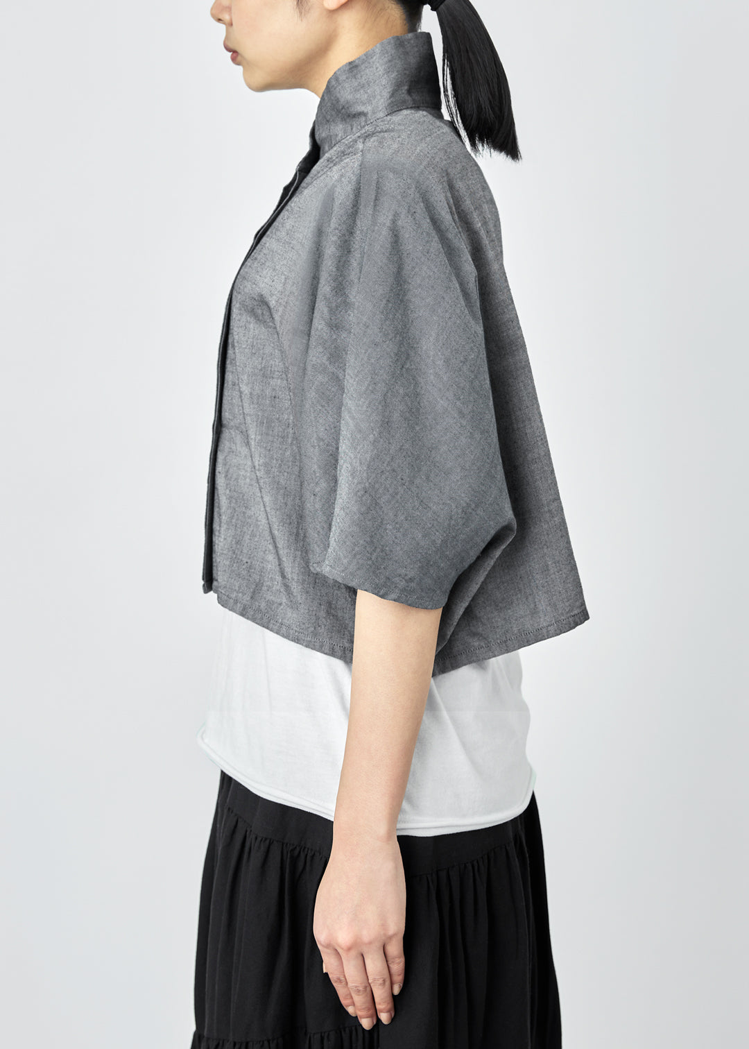 Hiyaku Bolero Shirt 150tw Khadi