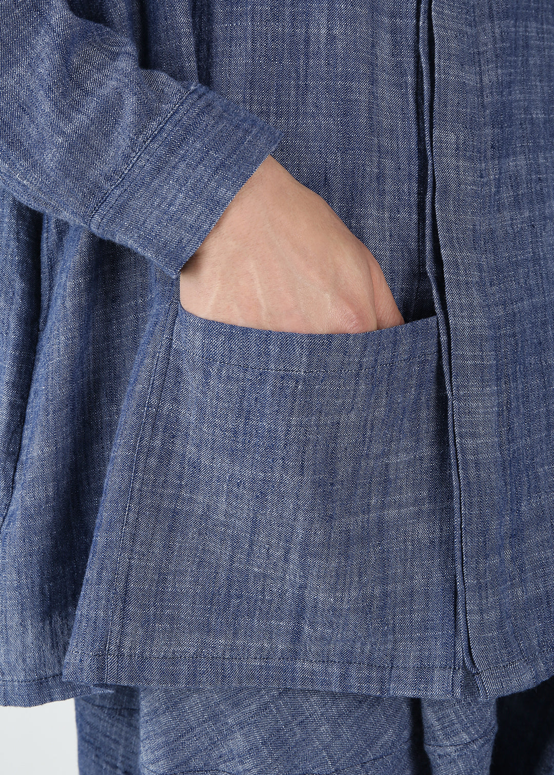 Kaname Hem Pocket Shirt 30s slab