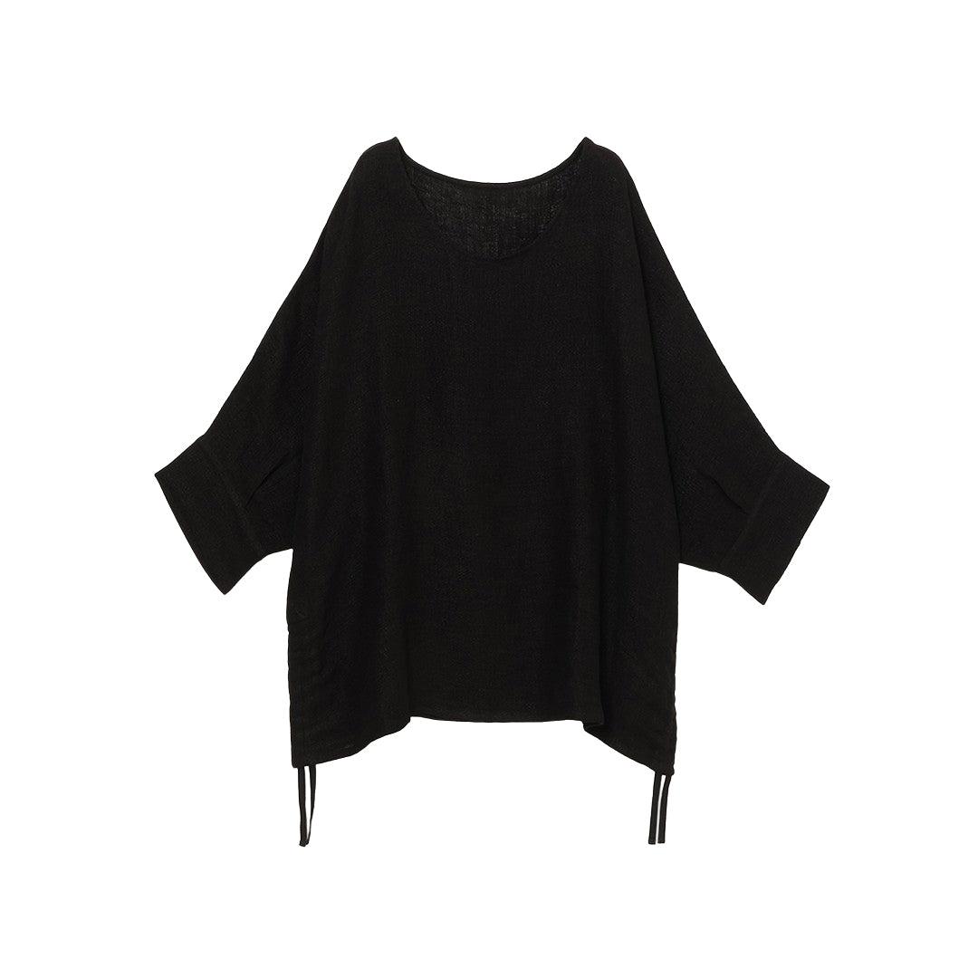 Matou Drawstring Tops Jute Linen