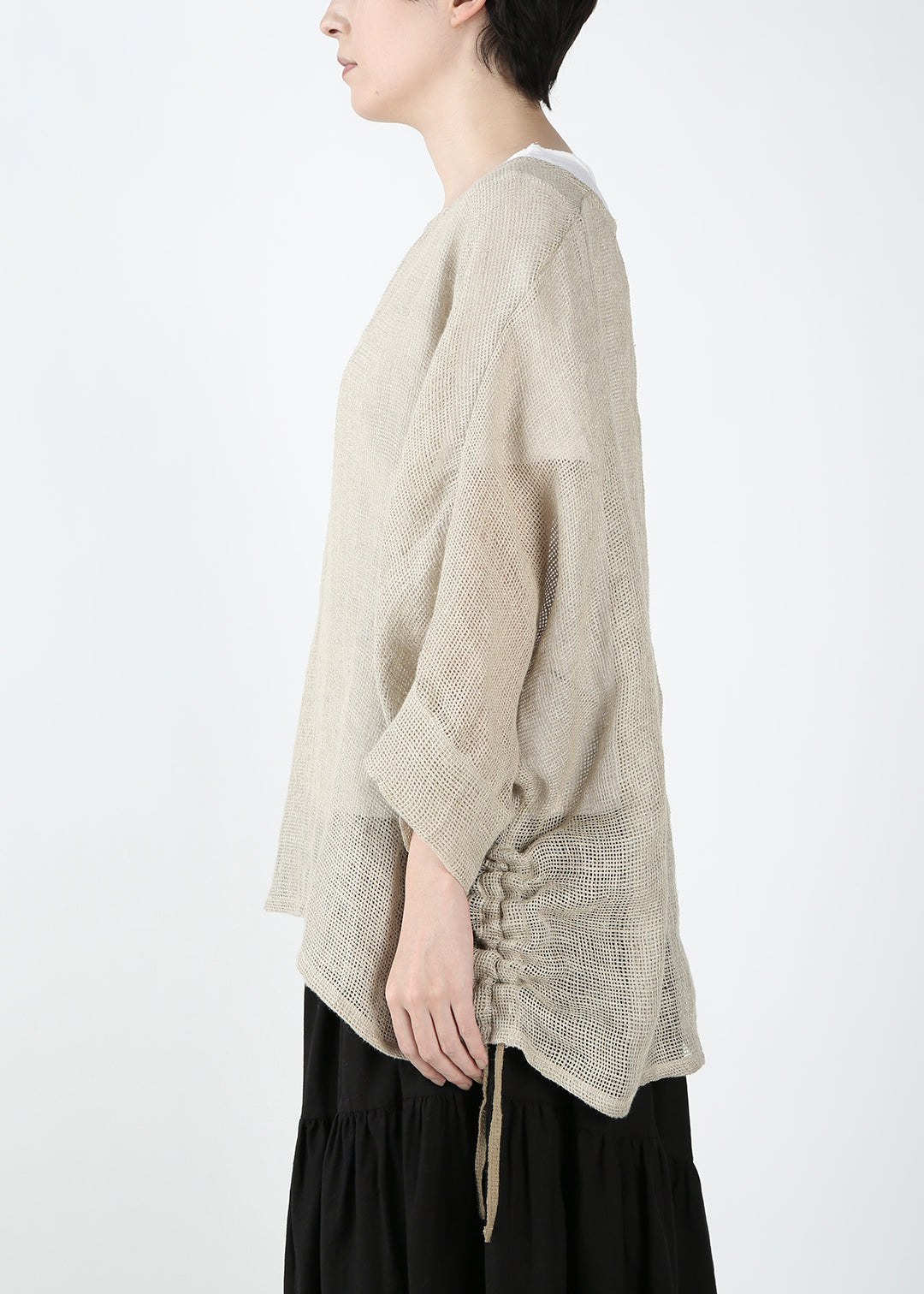 Matou Drawstring Tops Jute Linen