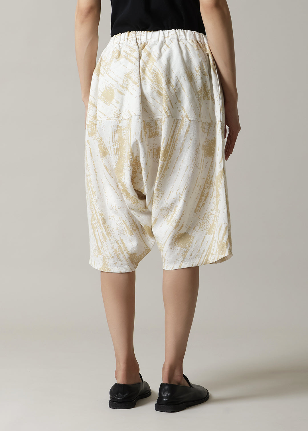 Yuragi Cropped Pants Printed L/K