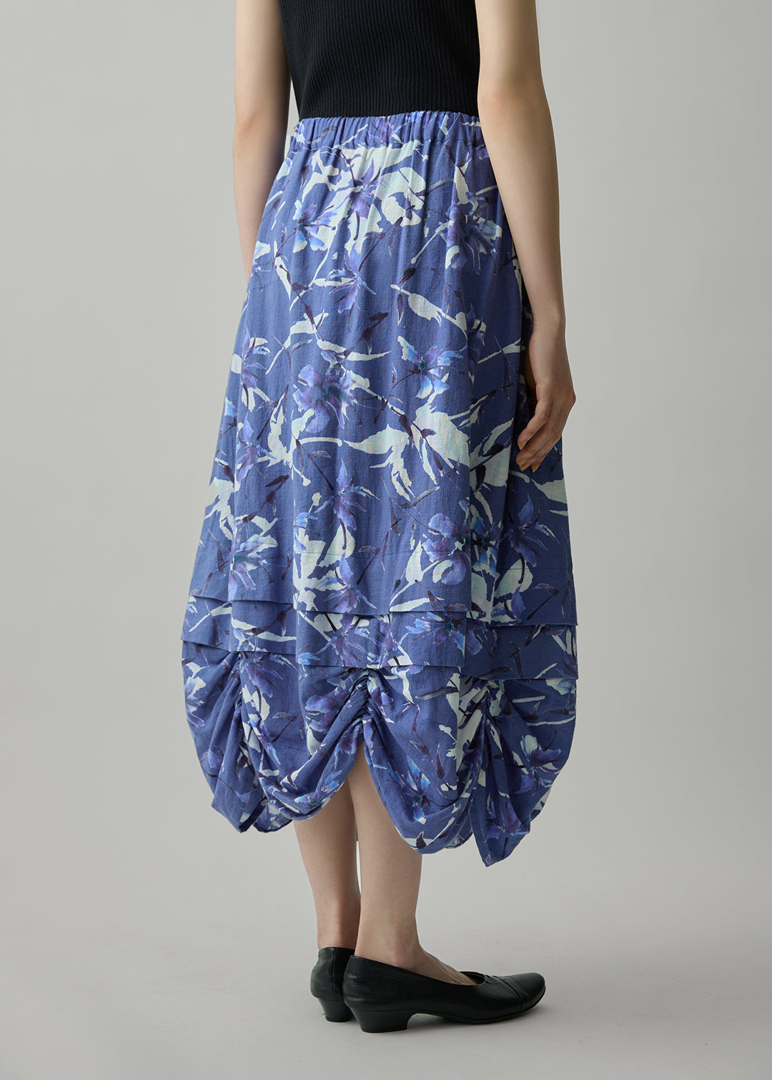 Rhythm Skirt Printed Khadi
