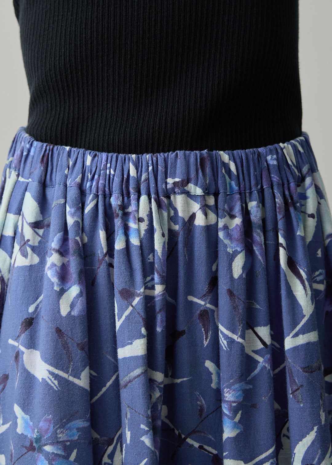 Rhythm Skirt Printed Khadi