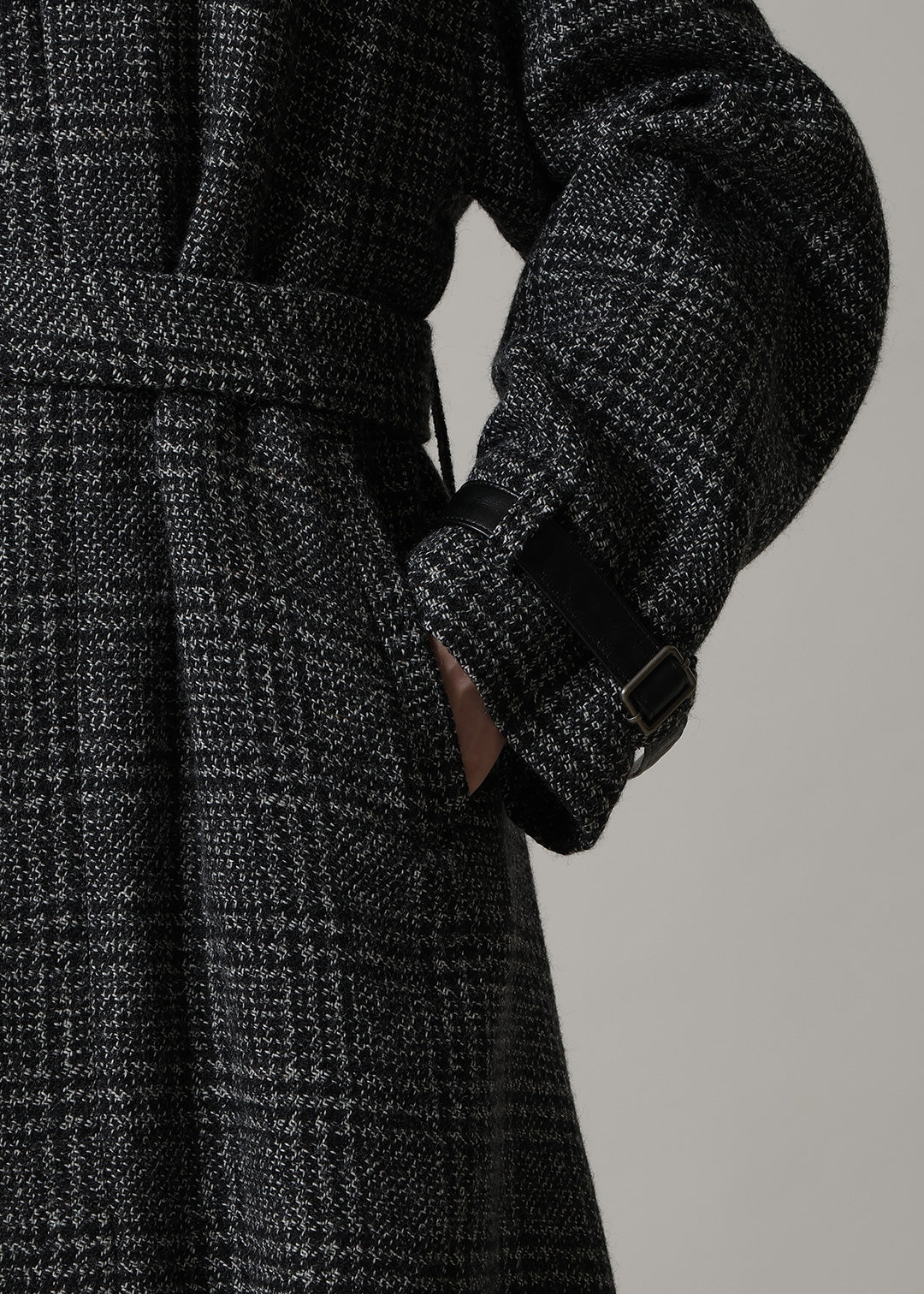 Kaname Trench Coat Modura check