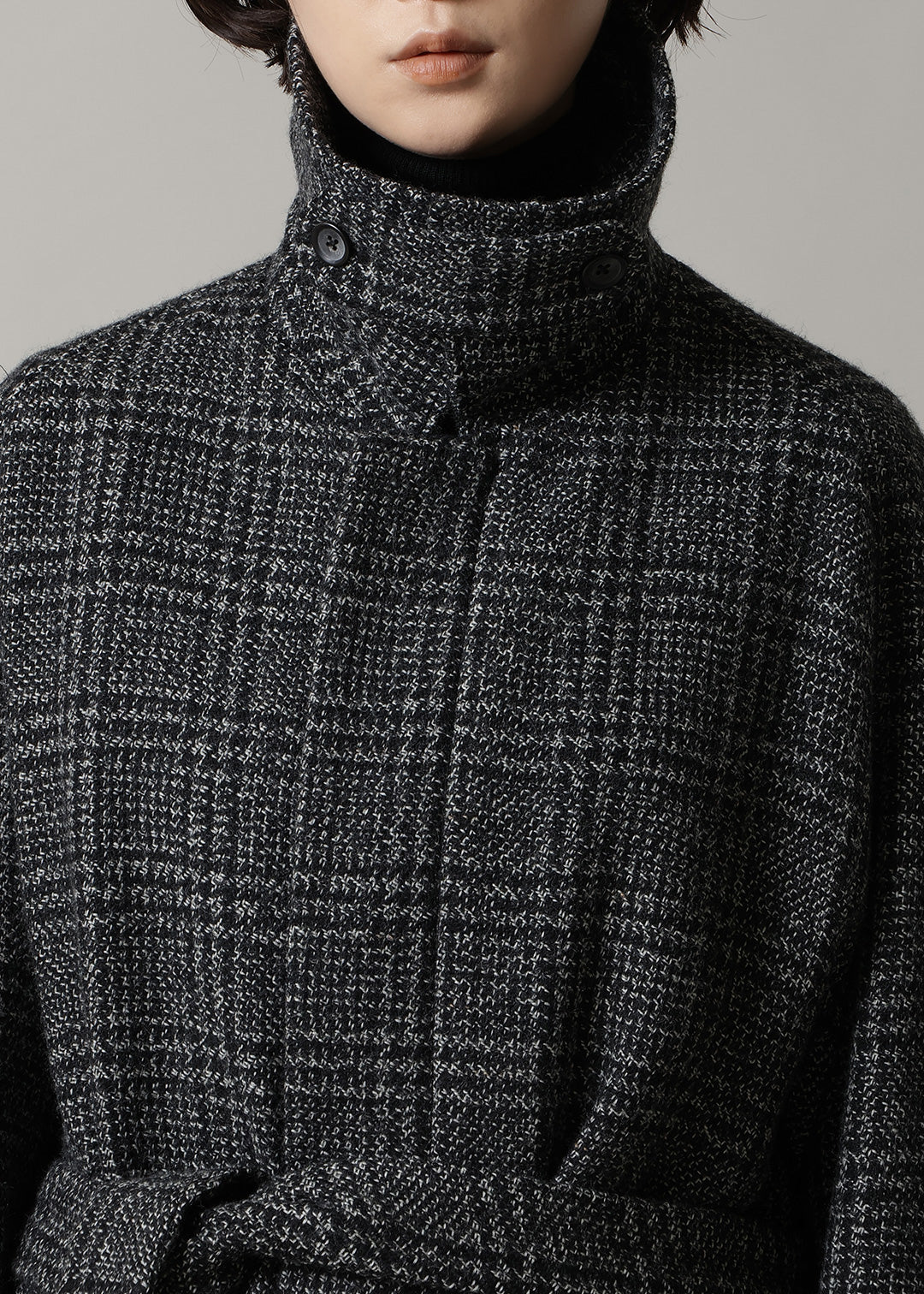 Kaname Trench Coat Modura check