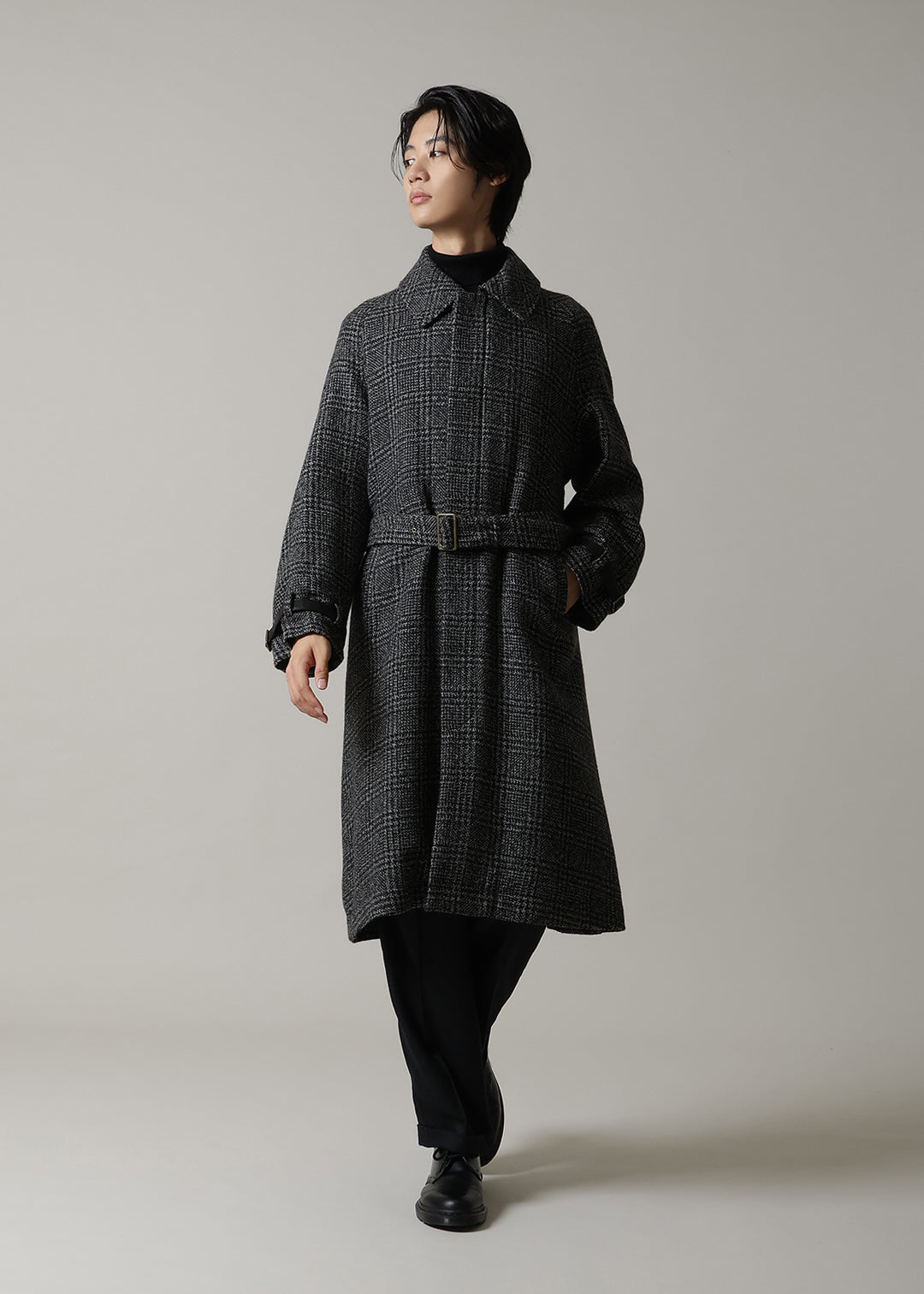 Kaname Trench Coat Modura check