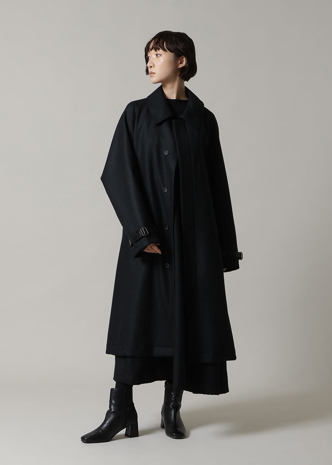 Kaname Trench Coat Scotsman Waffle