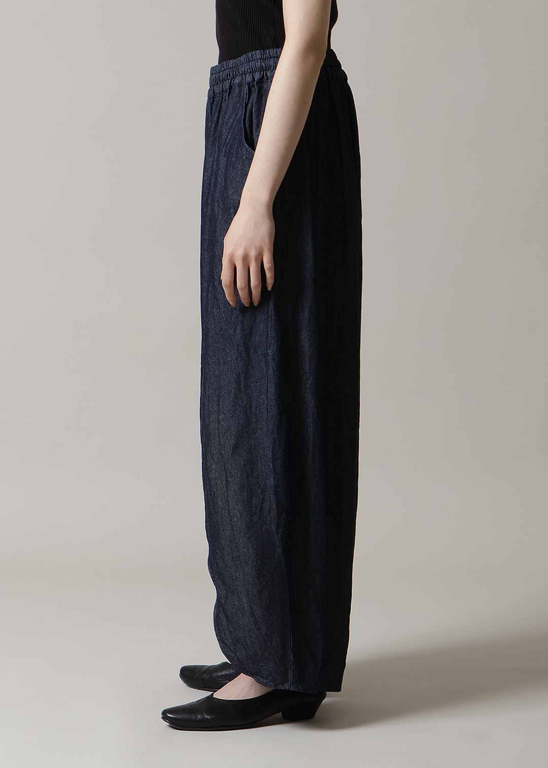 Sculpted Balloon Pants Denim