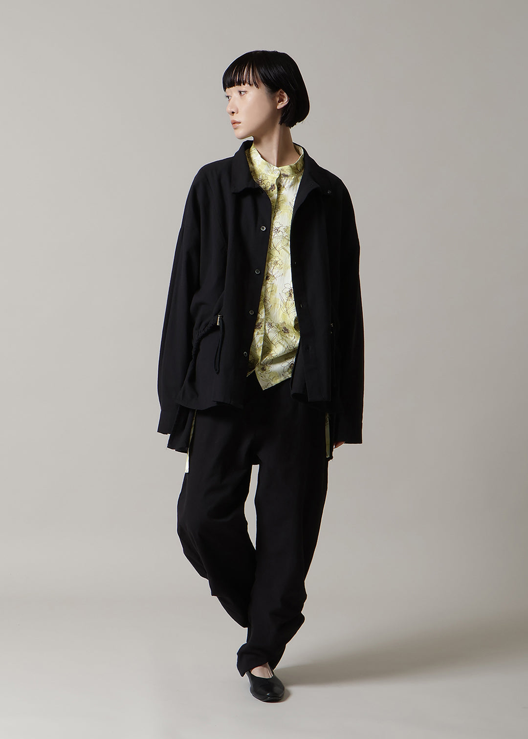 Rhythm Wide Shirt Printed Khadi