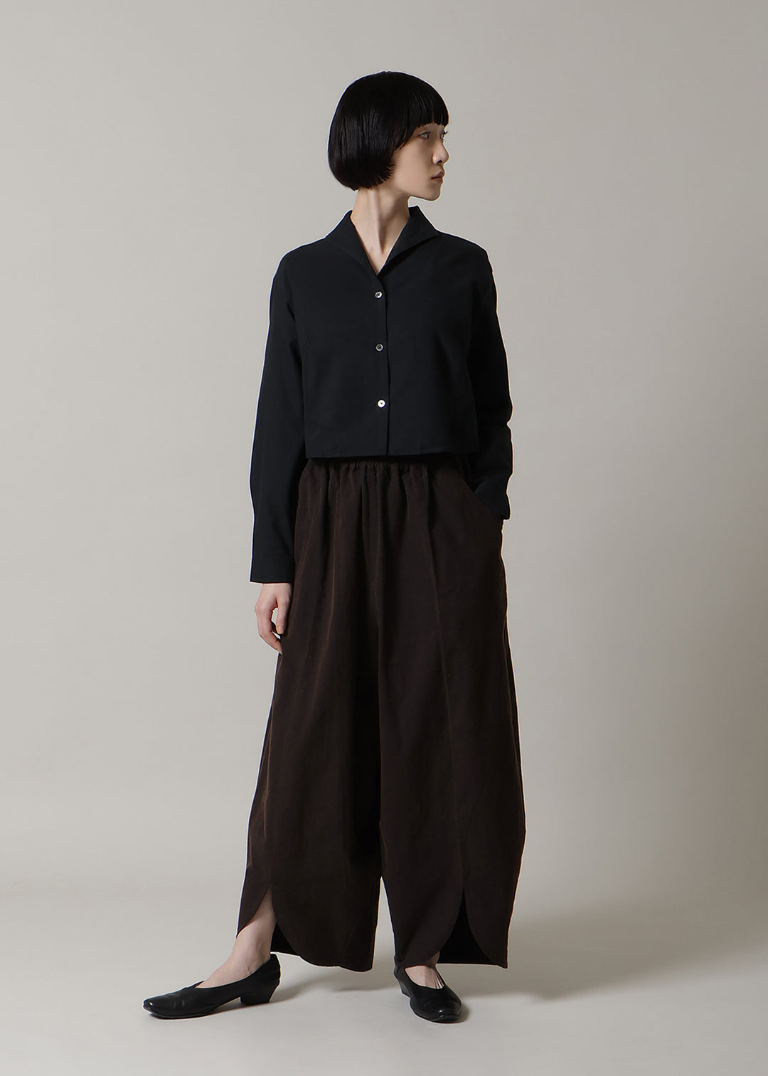 Kaname Shawl Collar SH 100dt khadi