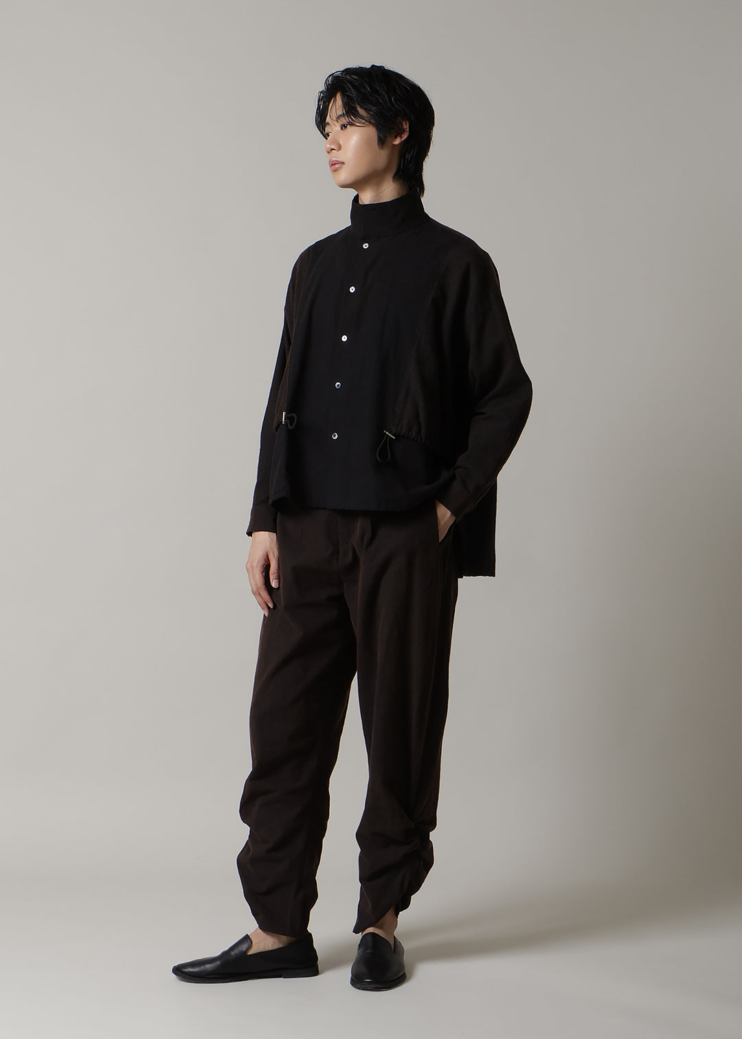 Sculpted Twist Hem PT Washed Khadi