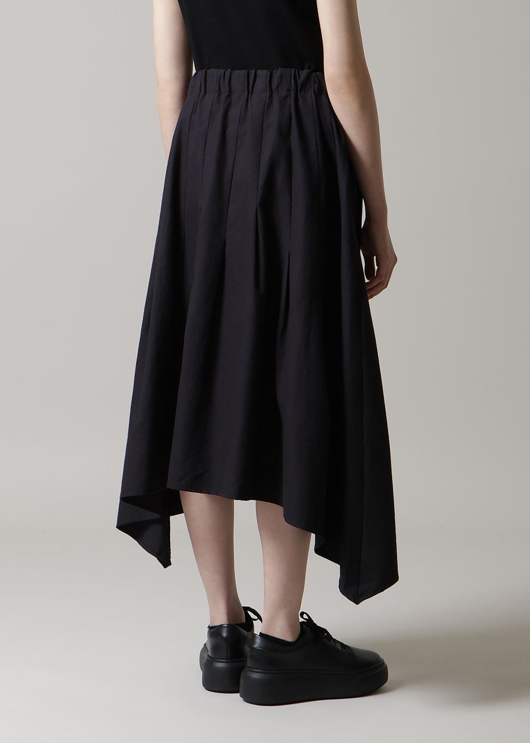 Sculpted Wrap Skirt 150tw Khadi