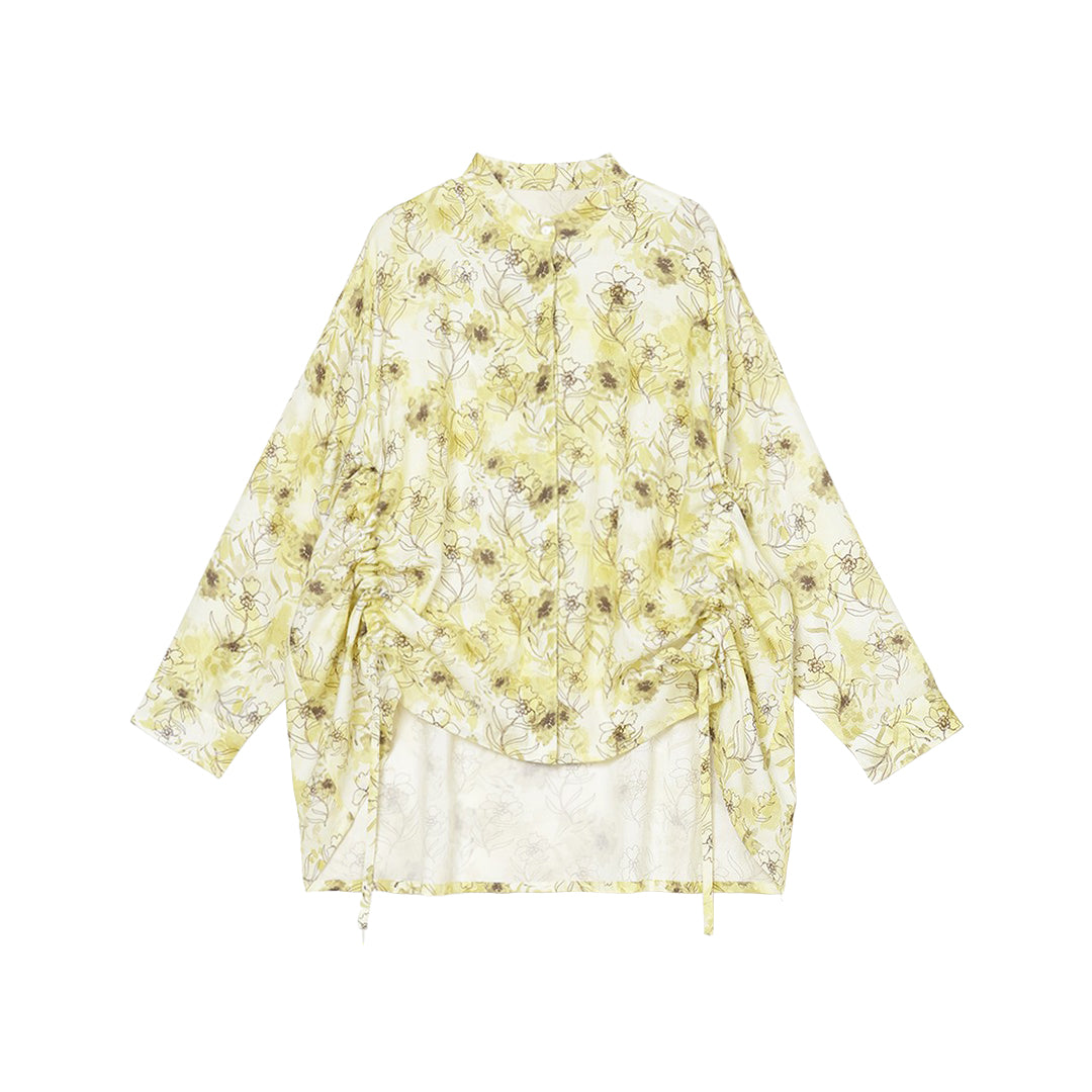 Rhythm Wide Shirt Printed Khadi