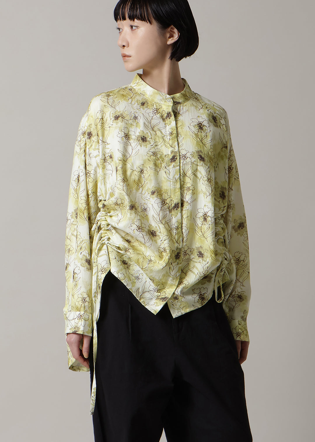 Rhythm Wide Shirt Printed Khadi