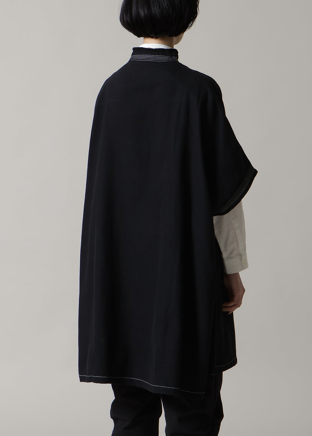 Matou Stitched Long Vest 56tw Khadi