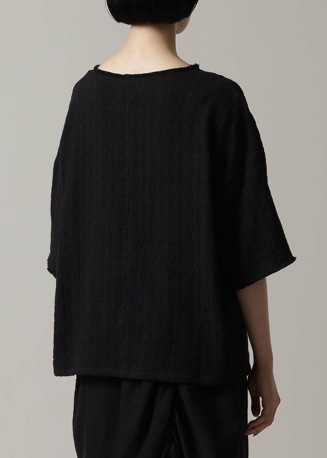 Kaname Zip-up Tops Dobby Gauze