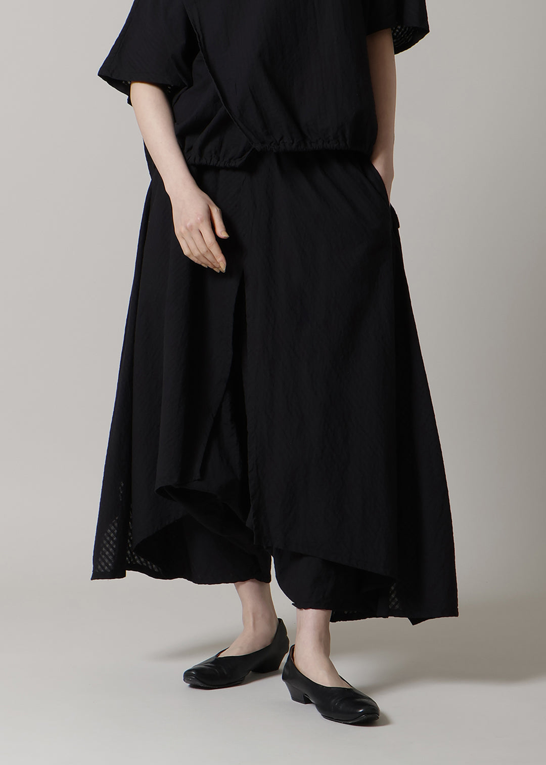 Sculpted Layered Pants Small Chatai