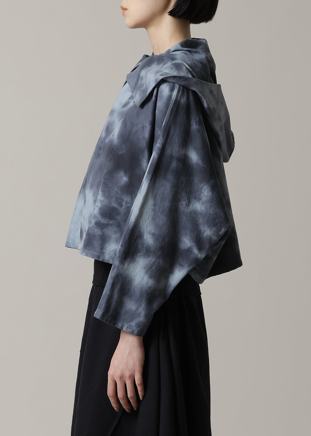 Sculpted Multiway Cape Cloud Dye