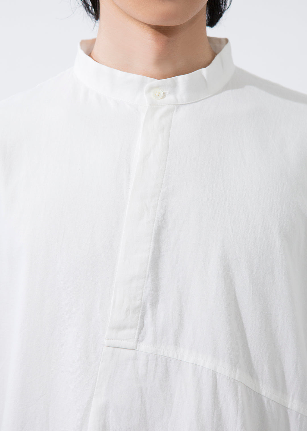 Asymme Half-SL Shirt 100dt Khadi