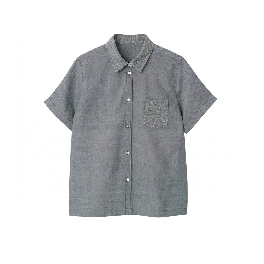 Saigo no Short-SL Patchwork Shirt