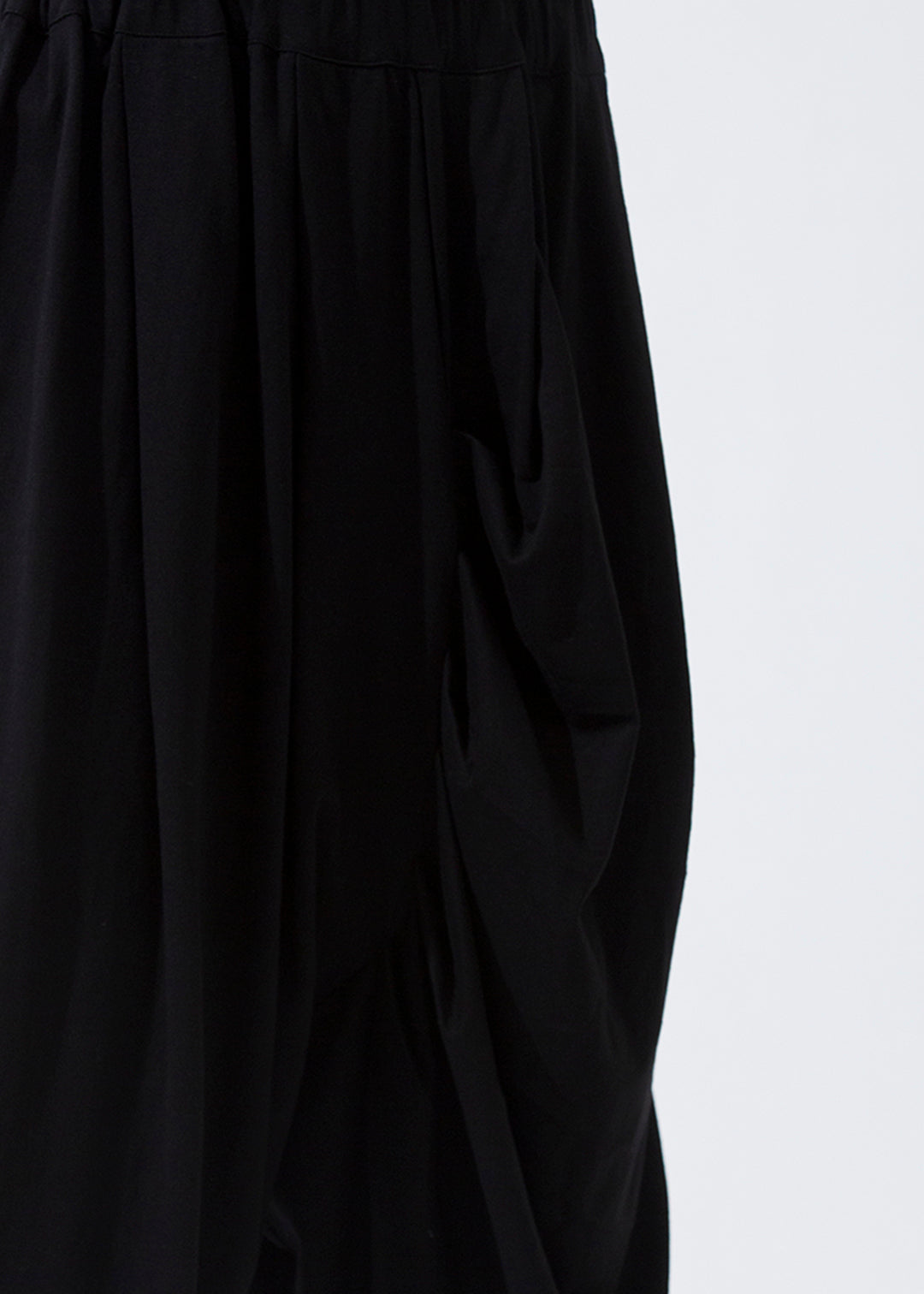 Sculpted Drape Pants Cotton Jersey