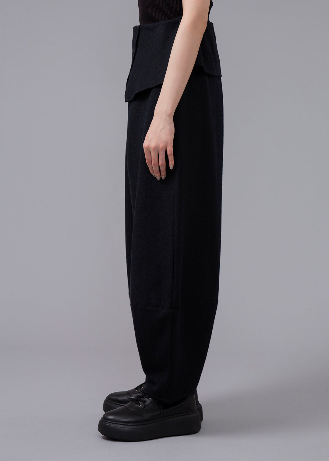 Yuragi Layered Waist PT Wool Khadi