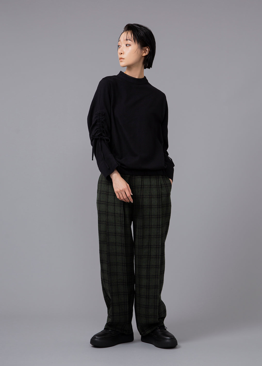Sculpted Deep Tuck Pants Winterella