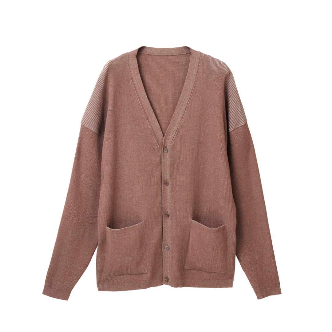 Accordion Cardigan 14gg Cotton
