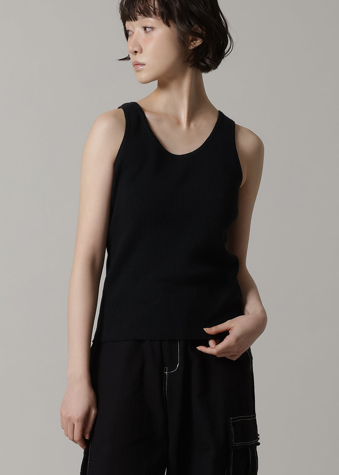 14gg Cotton Round Neck Tanktop