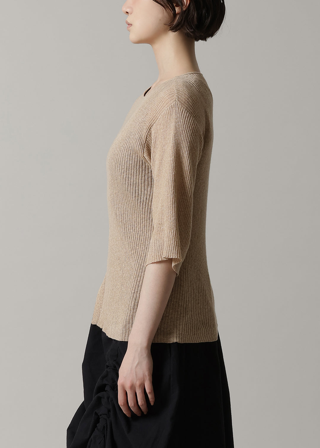 14gg Cotton Color Block T-shirt