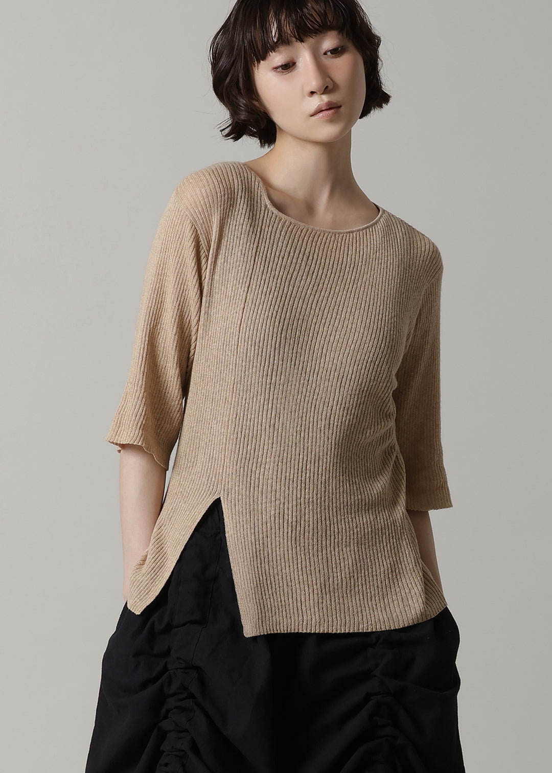 14gg Cotton Color Block T-shirt