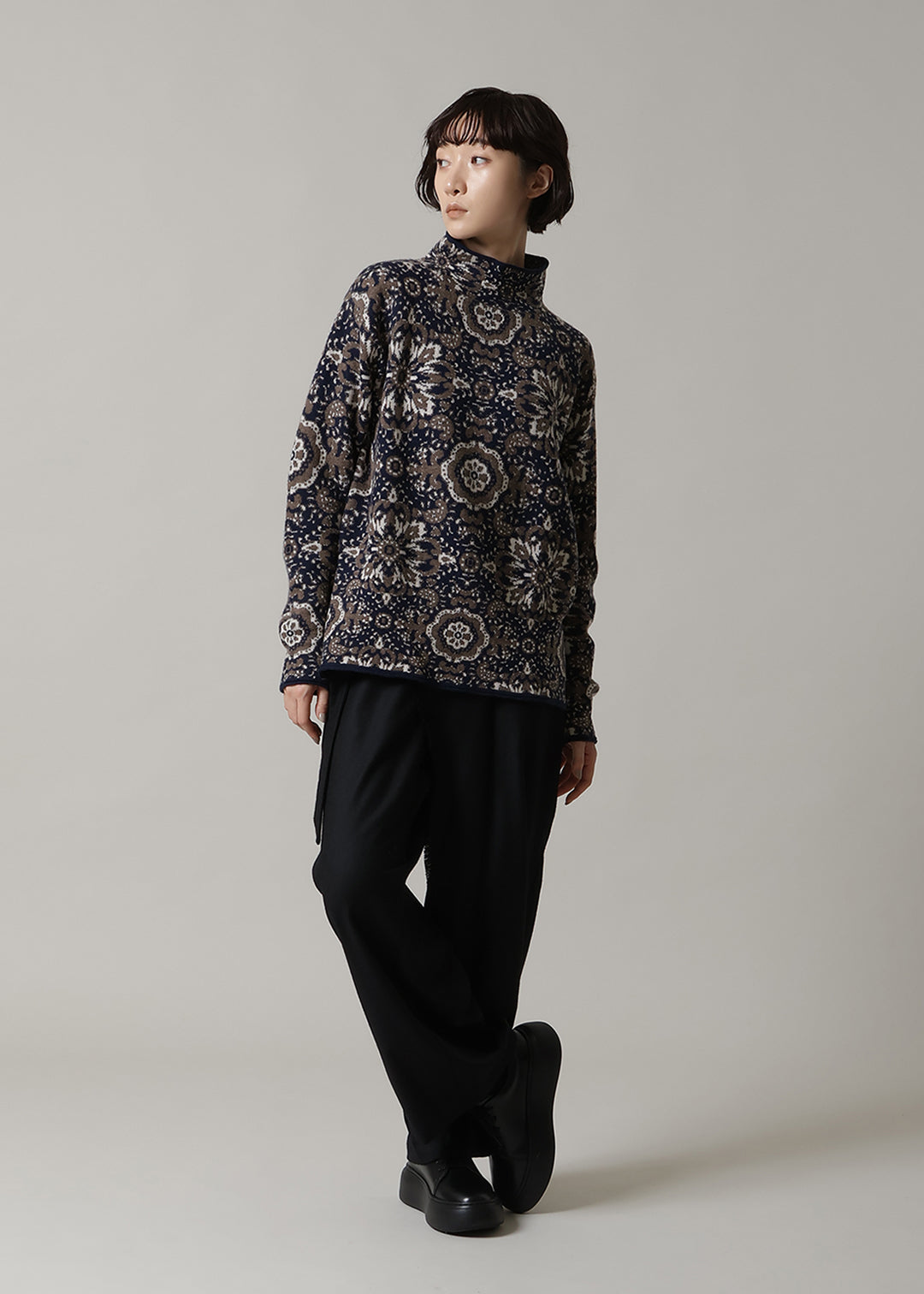 Xing Paisley JQ Sweater 12gg Wool