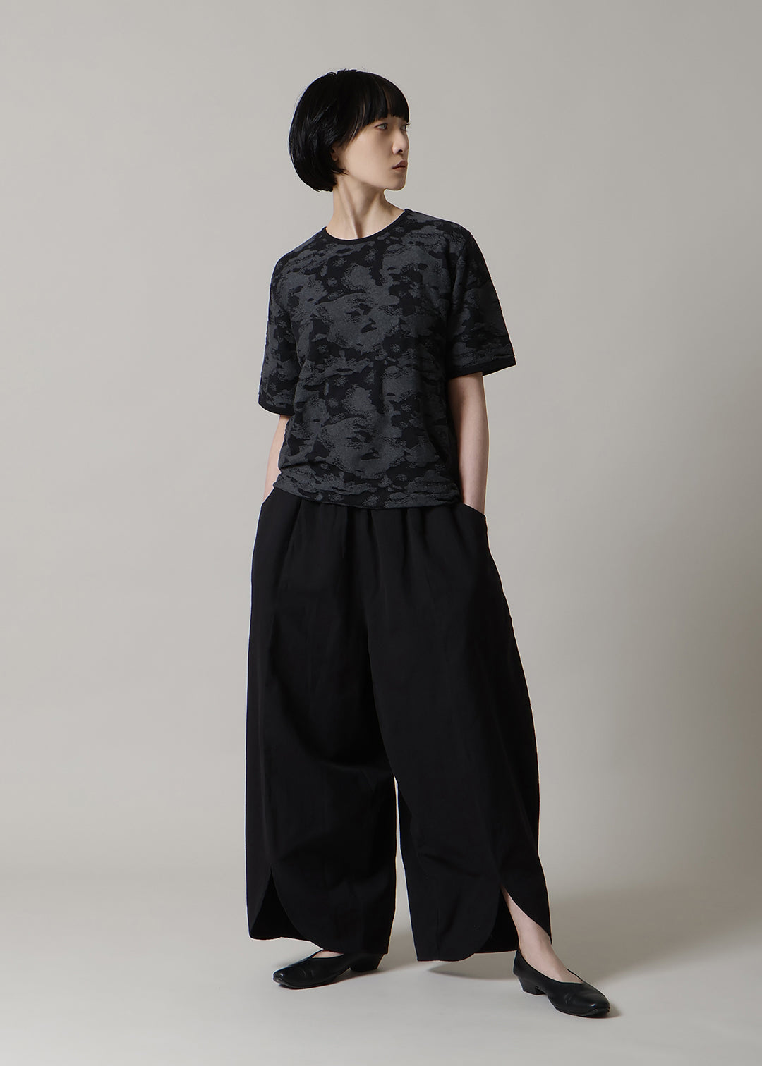 Sculpted Half SL Knit 14gg Cotton