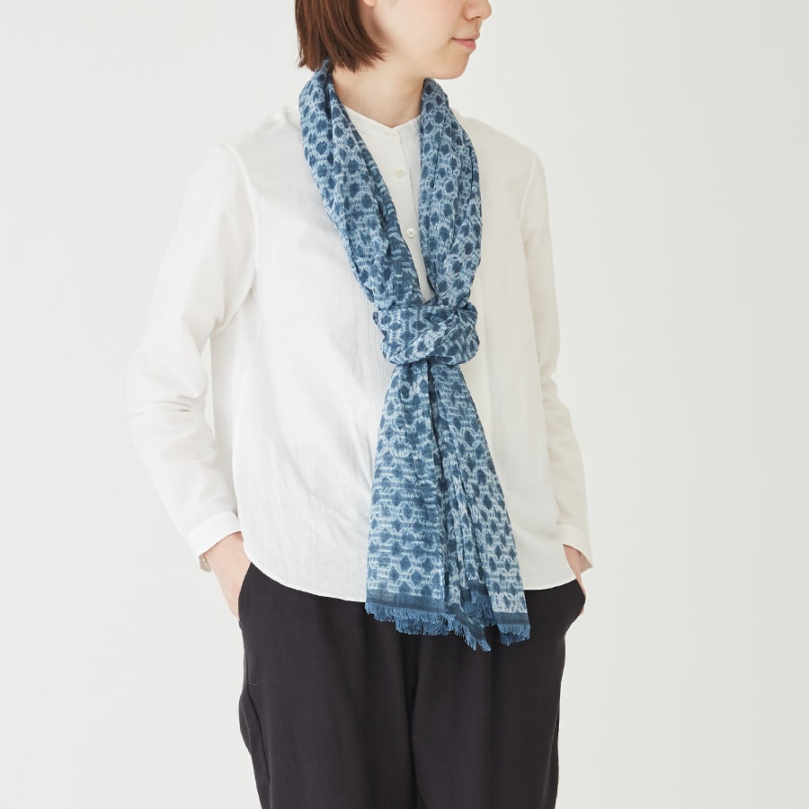 Tie-dye Small Diamond Stole