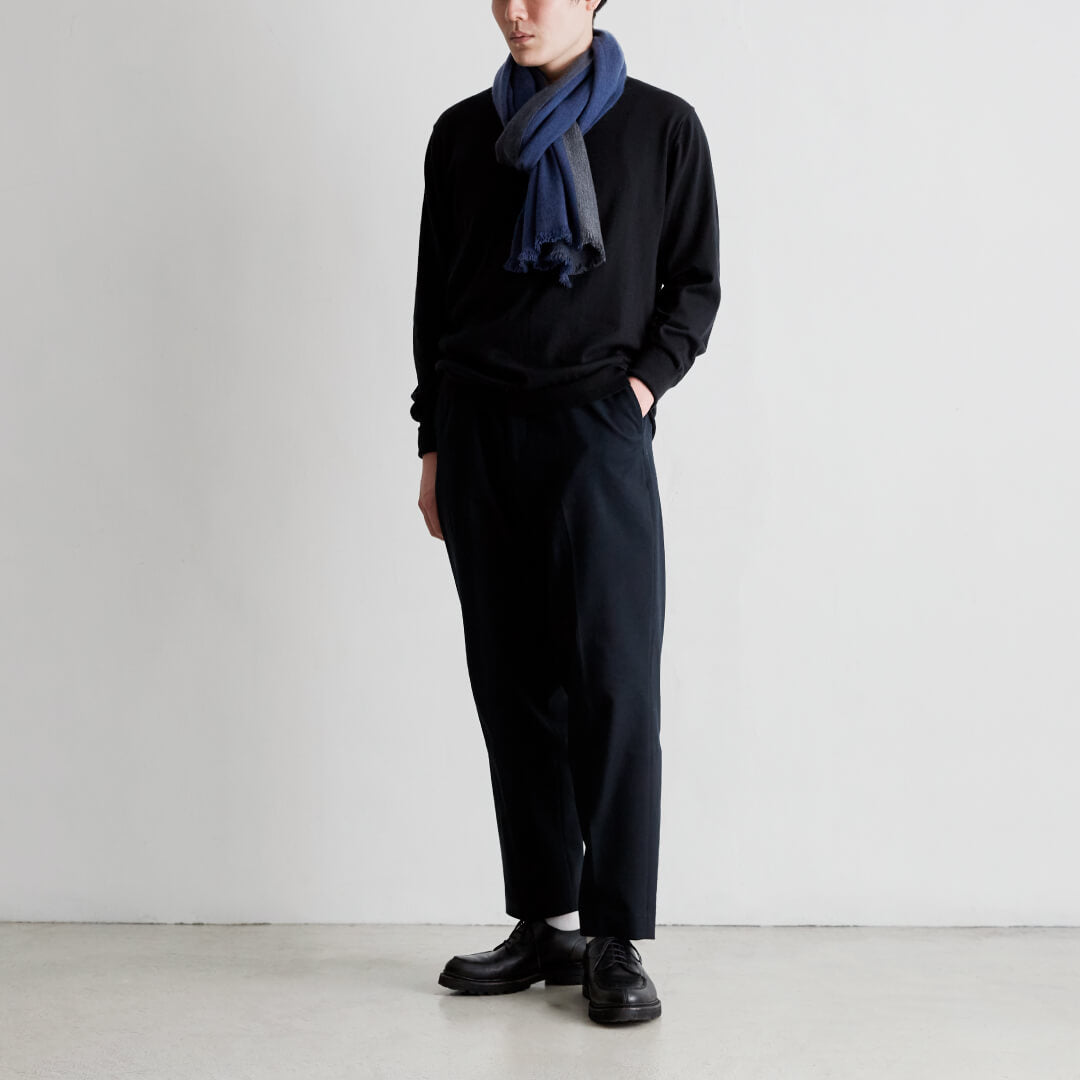Melange Wool Cashmere Muffler