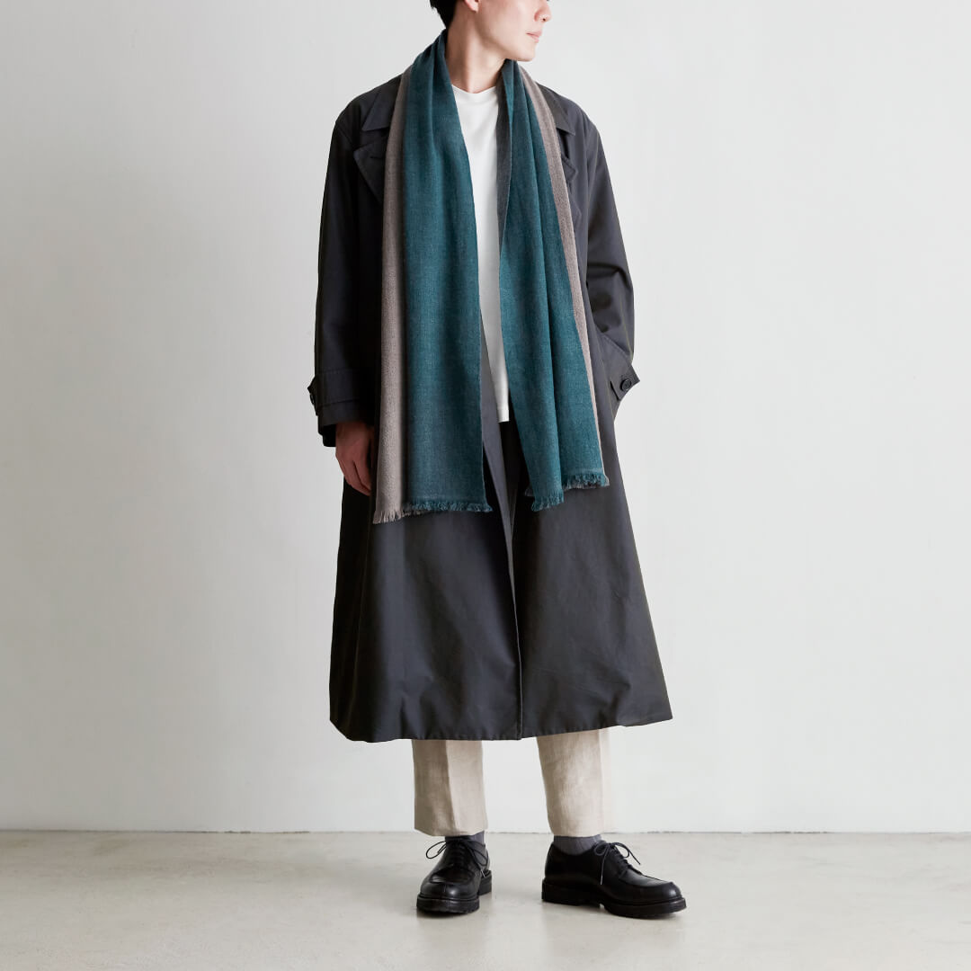Melange Wool Cashmere Muffler