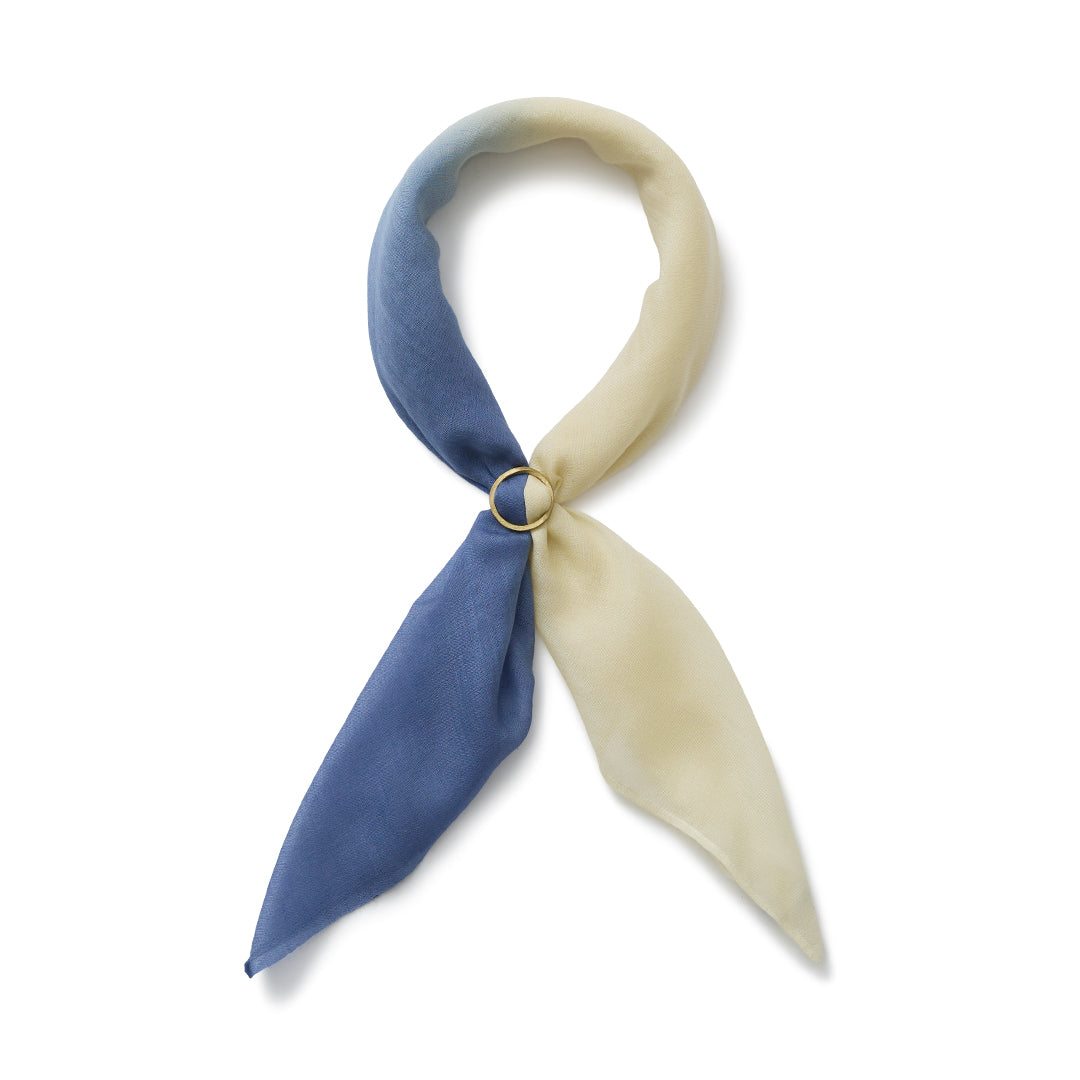 Cashmere Silk Scarf with Ring