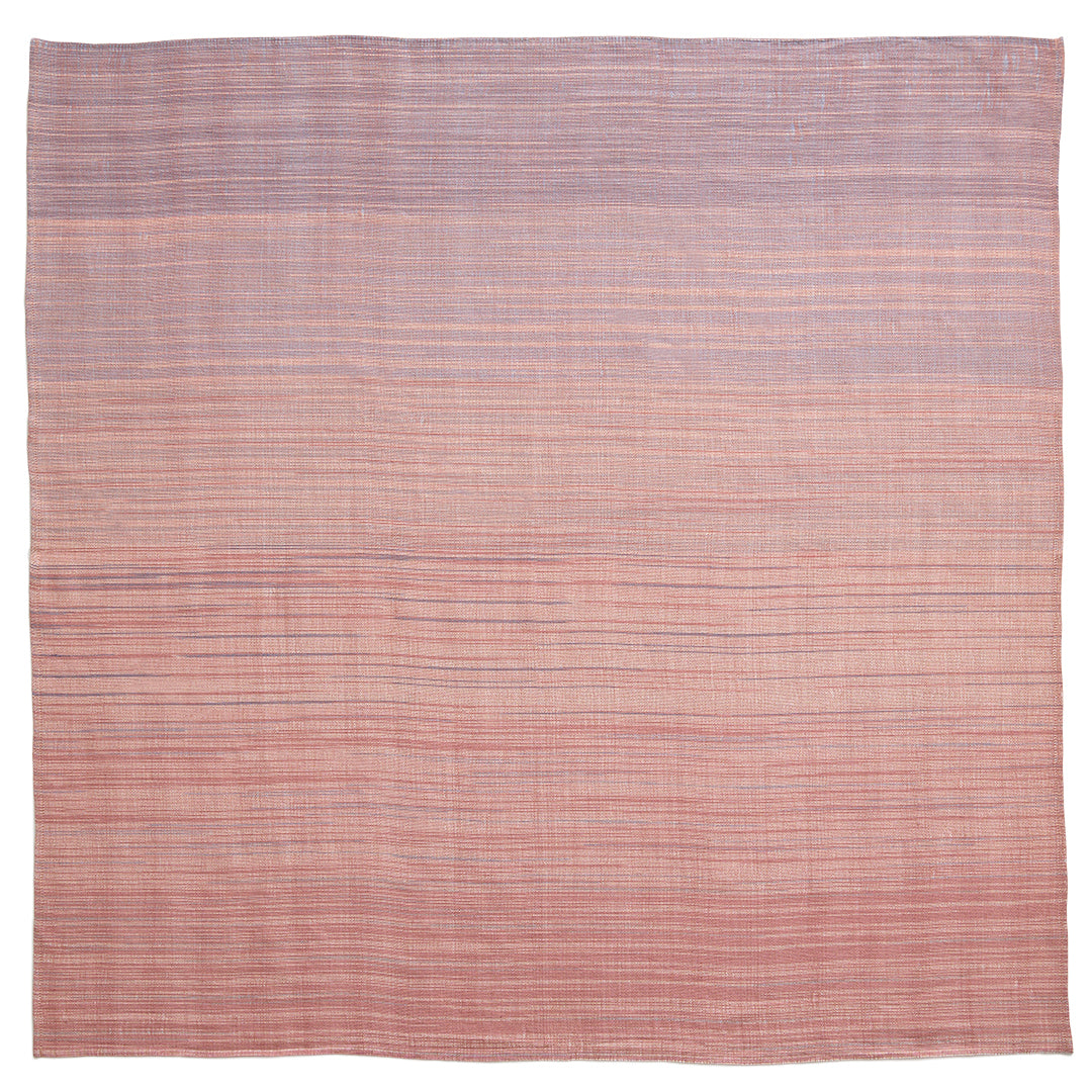 Ikat Multicolor Silk Scarf w/ Ring