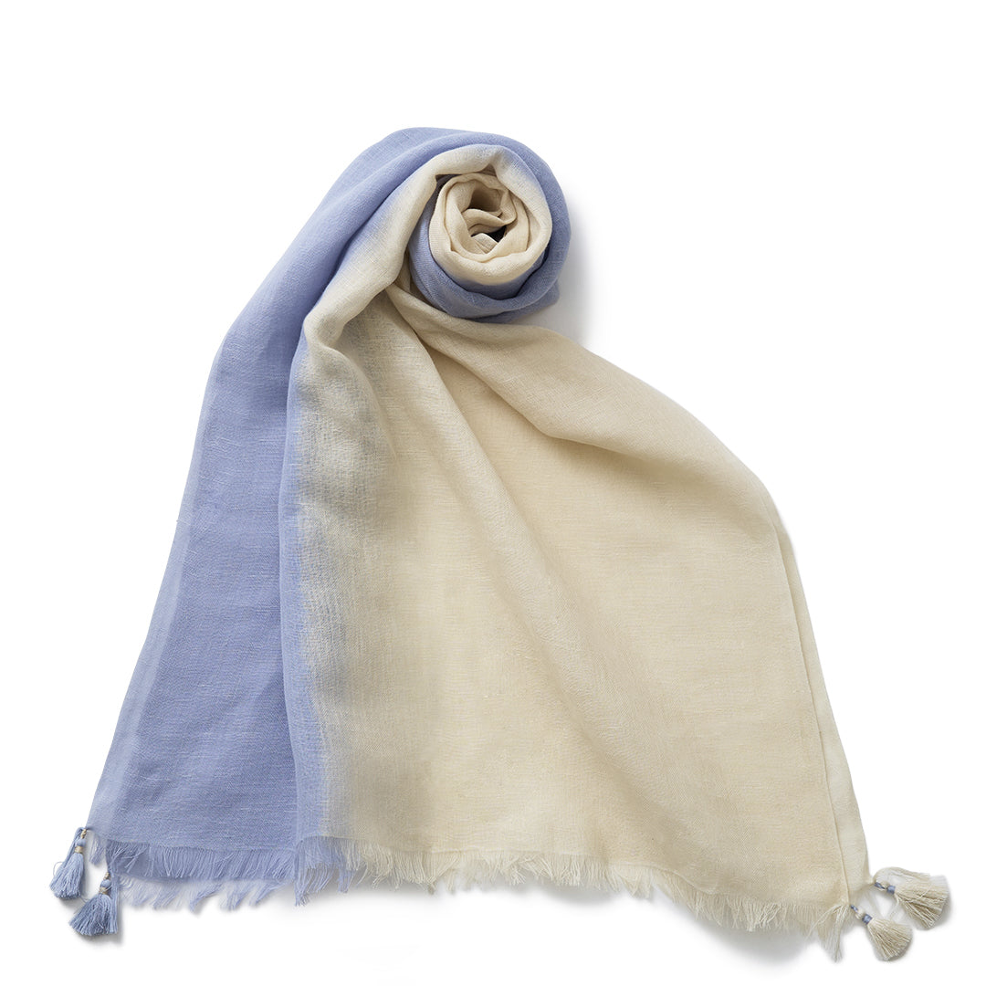 Linen Pompon Stole